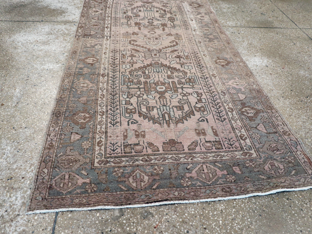Vintage Persian Malayer Rug, No.21660 - Staging