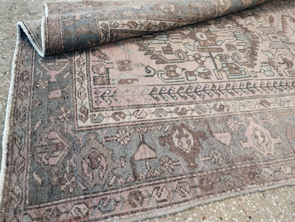 Vintage Persian Malayer Rug, No.21660 - Staging