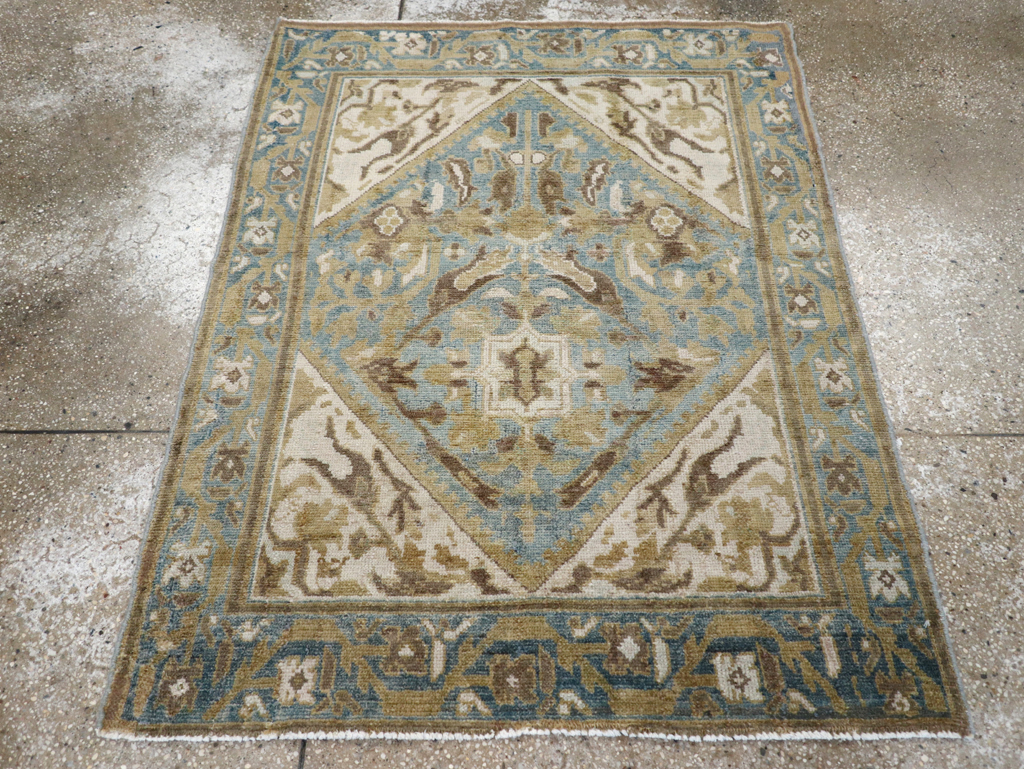 Vintage Persian Malayer Rug, No.21664 - Staging