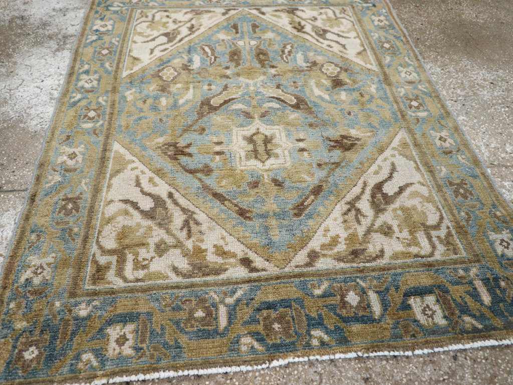 Vintage Persian Malayer Rug, No.21664 - Staging
