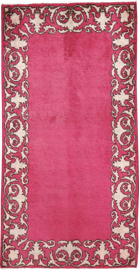 Vintage Persian Tabriz Rug (Pair: 1 of 2), No.21665 - Staging