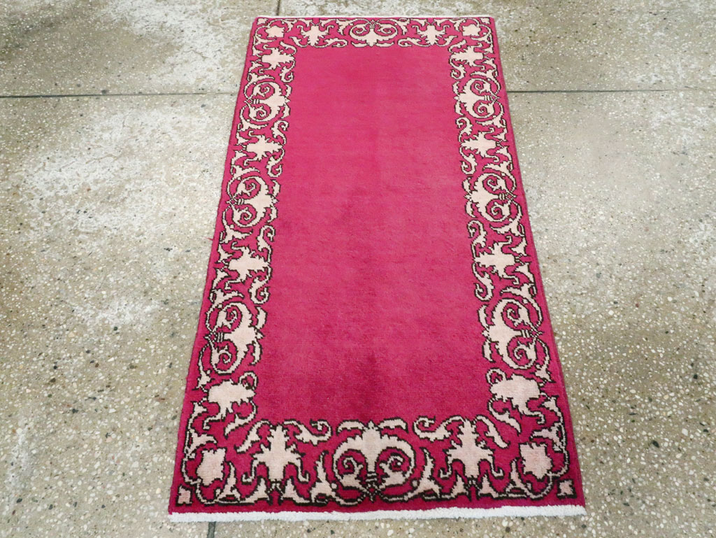 Vintage Persian Tabriz Rug (Pair: 1 of 2), No.21665 - Staging