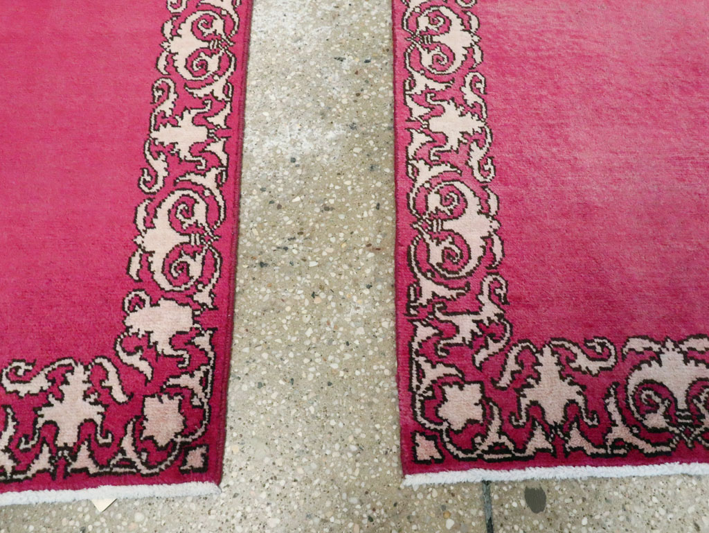 Vintage Persian Tabriz Rug (Pair: 1 of 2), No.21665 - Staging