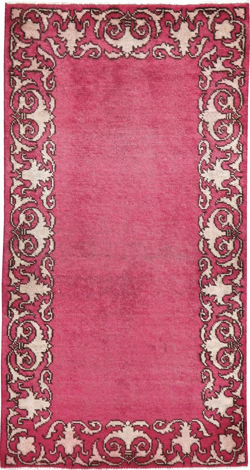 Vintage Persian Tabriz Rug (Pair: 2 of 2), No.21666 - Staging