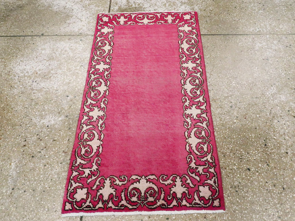 Vintage Persian Tabriz Rug (Pair: 2 of 2), No.21666 - Staging