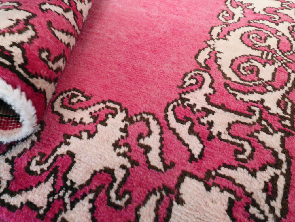 Vintage Persian Tabriz Rug (Pair: 2 of 2), No.21666 - Staging