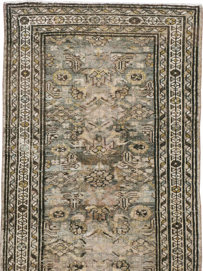 Vintage Persian Malayer Runner, No.21671 - Staging