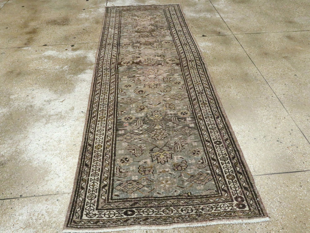 Vintage Persian Malayer Runner, No.21671 - Staging