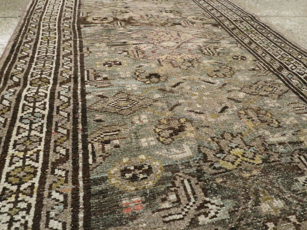 Vintage Persian Malayer Runner, No.21671 - Staging