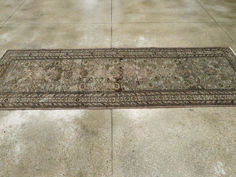 Vintage Persian Malayer Runner, No.21671 - Staging