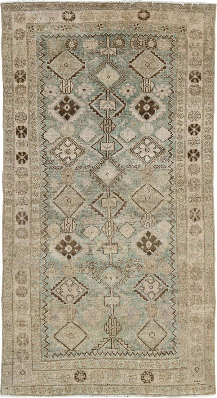 Antique Persian Kurdish Bidjar Rug, No.21672 - Staging