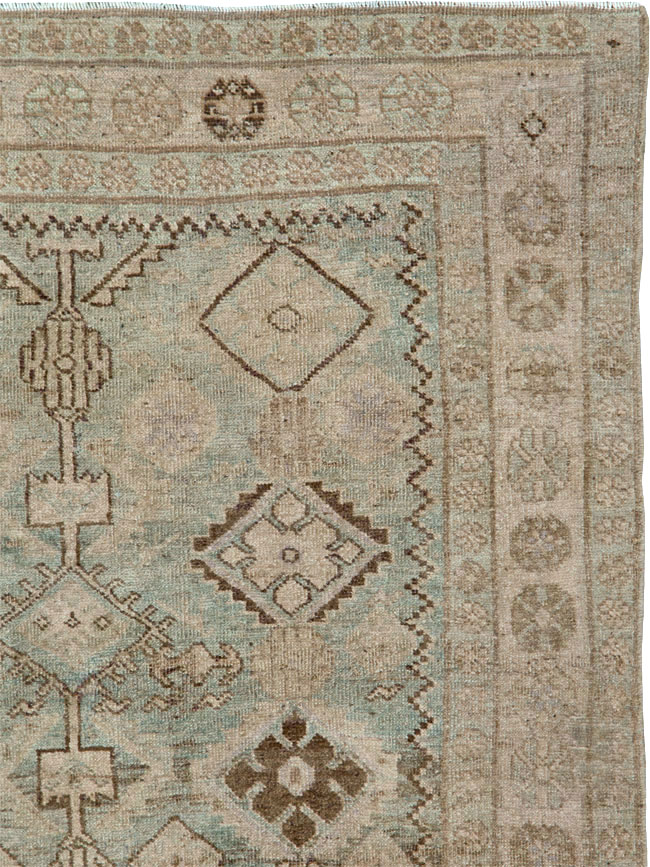 Antique Persian Kurdish Bidjar Rug, No.21672 - Staging