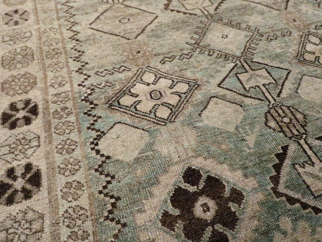 Antique Persian Kurdish Bidjar Rug, No.21672 - Staging