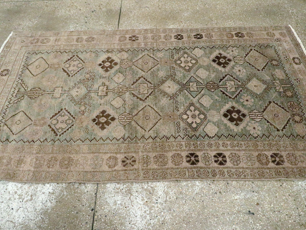 Antique Persian Kurdish Bidjar Rug, No.21672 - Staging