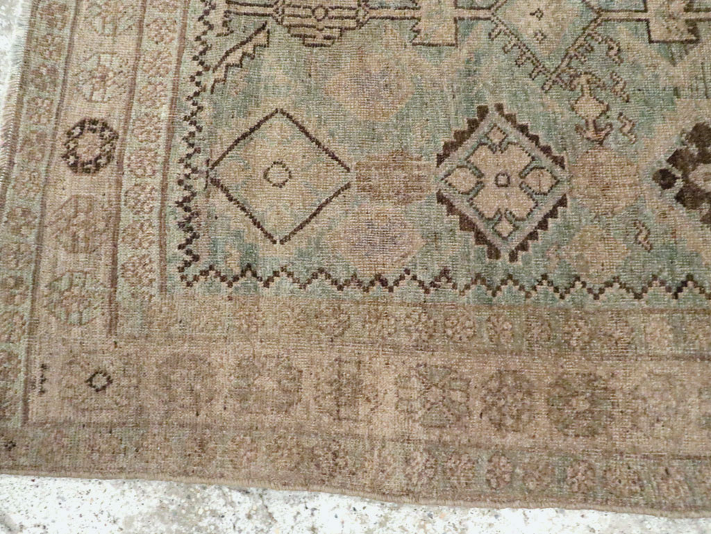 Antique Persian Kurdish Bidjar Rug, No.21672 - Staging