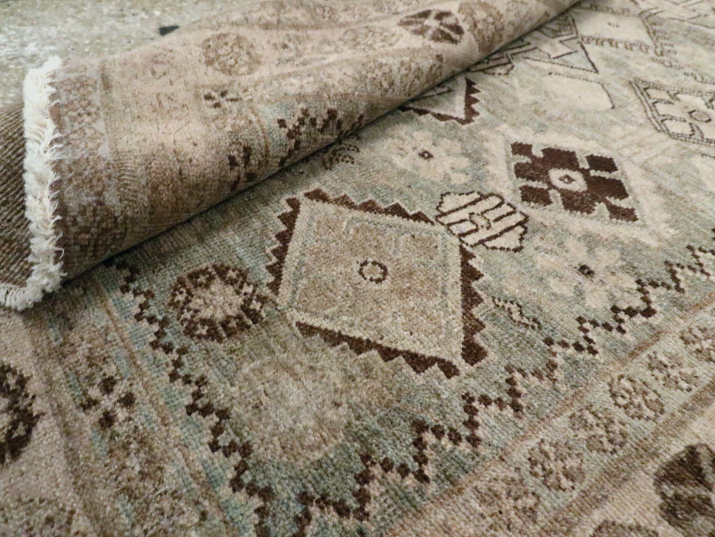 Antique Persian Kurdish Bidjar Rug, No.21672 - Staging