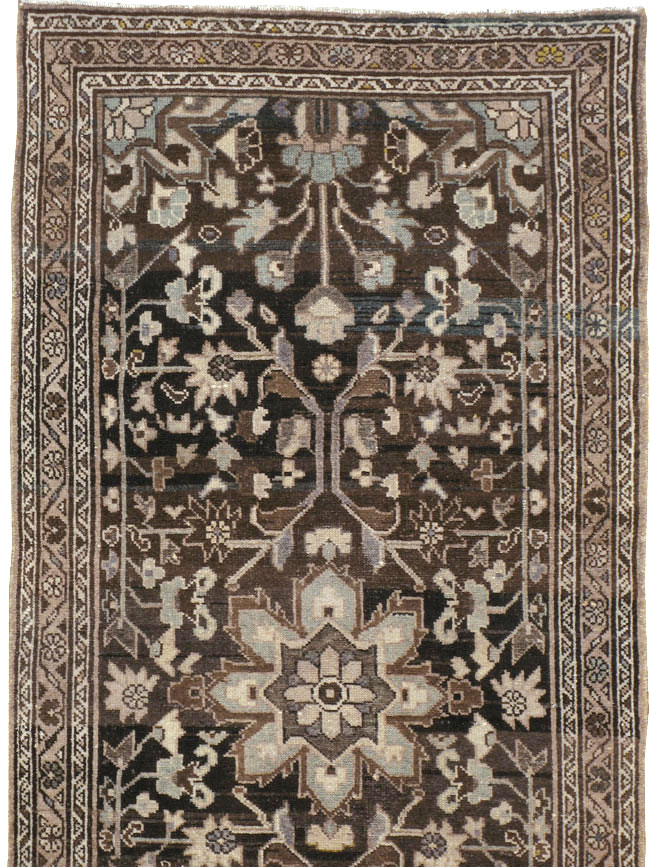 Vintage Persian Malayer Runner, No.21675 - Staging