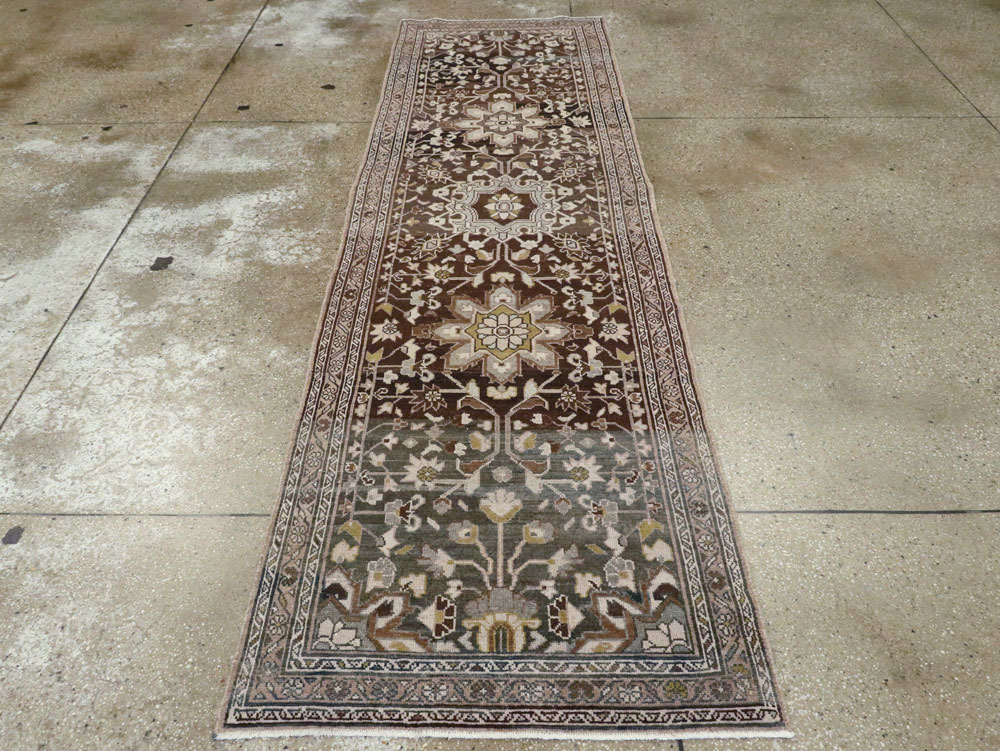 Vintage Persian Malayer Runner, No.21675 - Staging