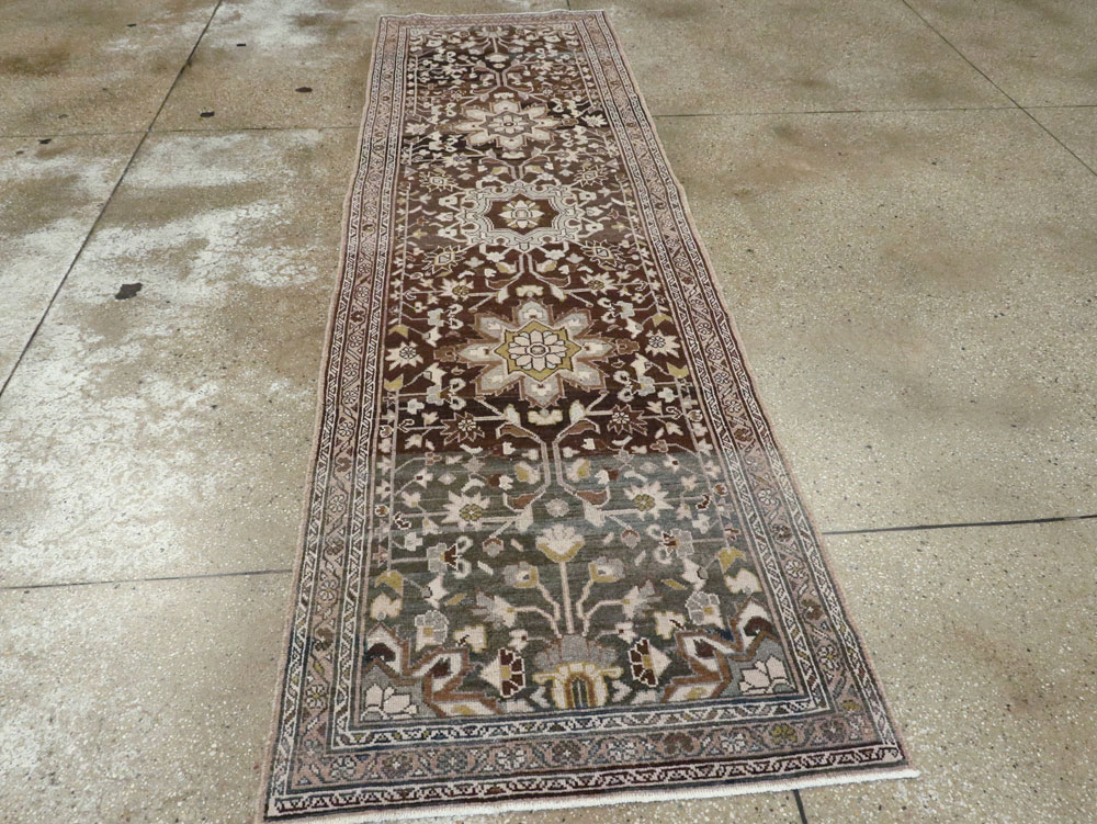Vintage Persian Malayer Runner, No.21675 - Staging