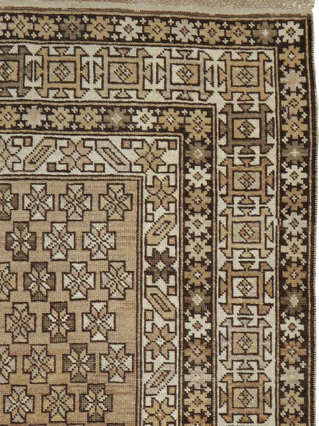Antique Caucasian Shirvan Rug, No.21685 - Staging
