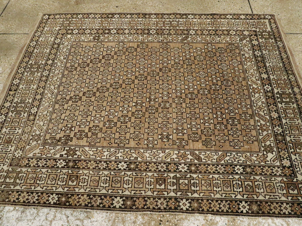 Antique Caucasian Shirvan Rug, No.21685 - Staging