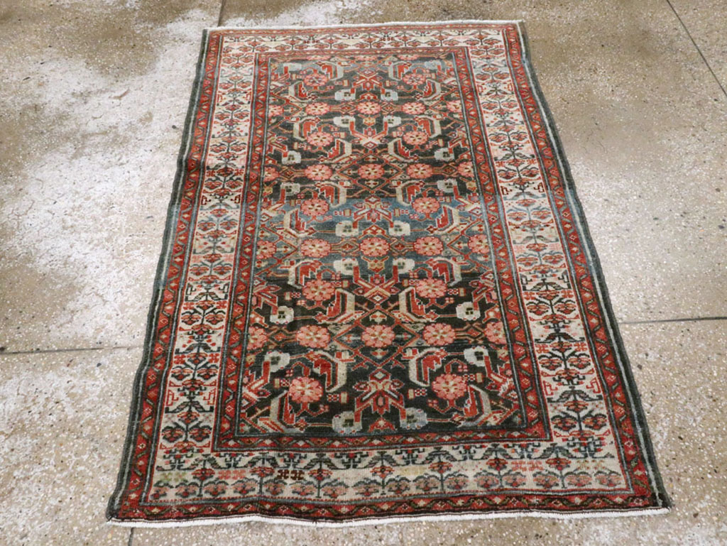 Vintage Persian Malayer Rug, No.21688 - Staging