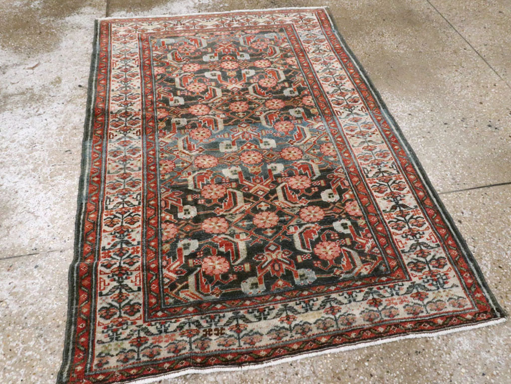 Vintage Persian Malayer Rug, No.21688 - Staging