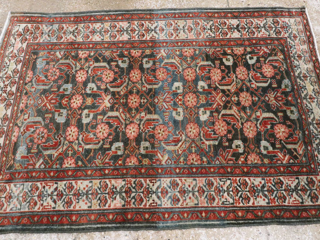 Vintage Persian Malayer Rug, No.21688 - Staging