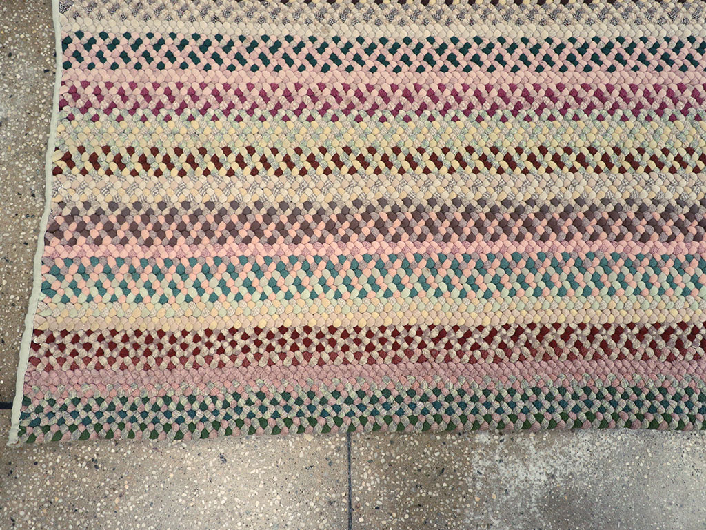 Vintage American Braided Runner, No.21697 - Staging