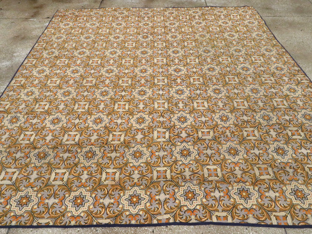 Antique American Hook Rug, No.21739 - Staging