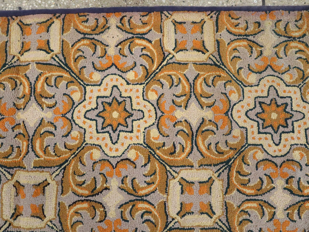 Antique American Hook Rug, No.21739 - Staging