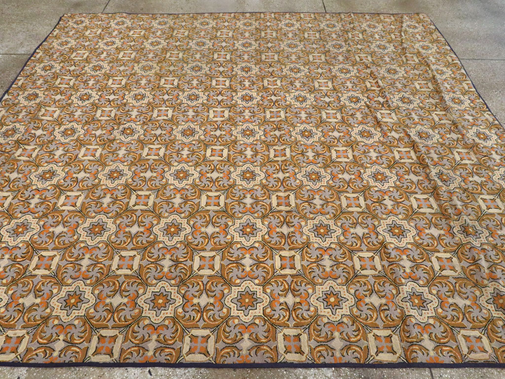 Antique American Hook Rug, No.21739 - Staging