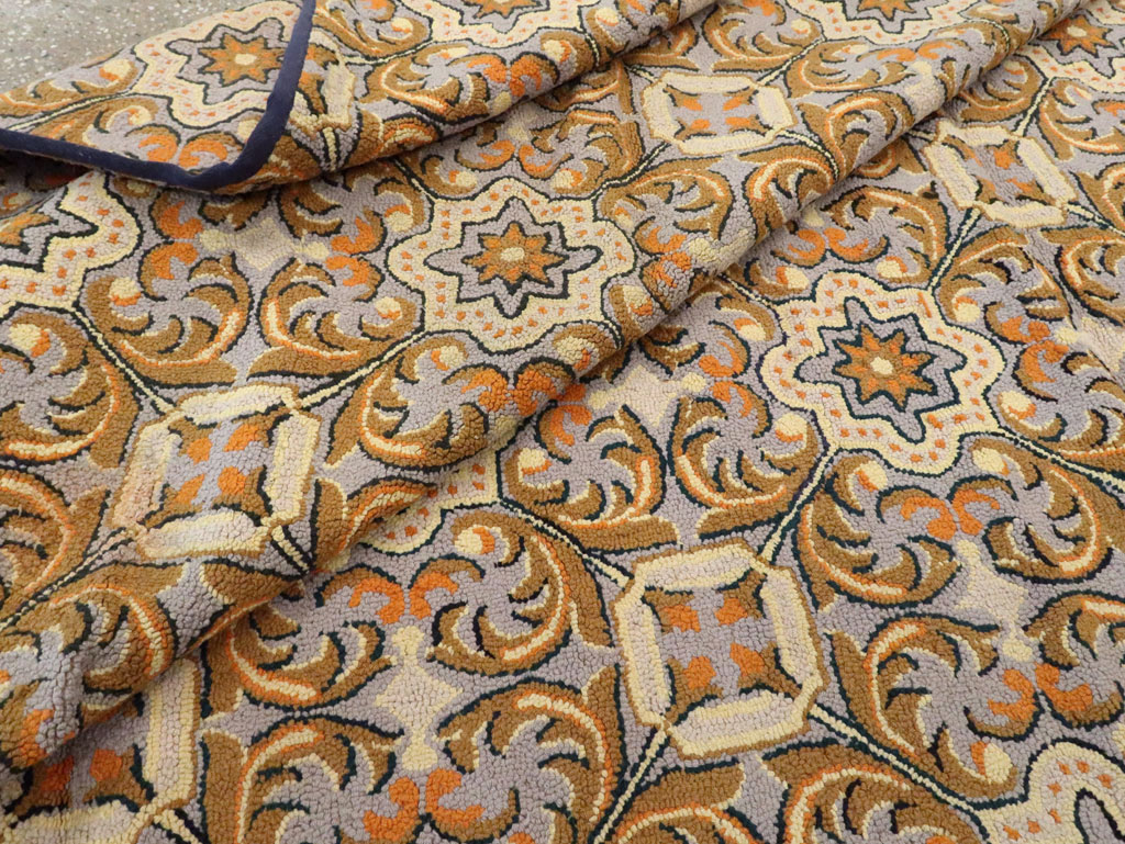 Antique American Hook Rug, No.21739 - Staging