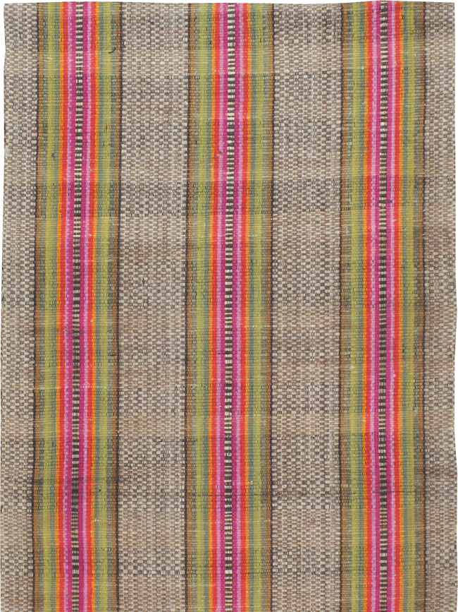Vintage American Braid Rug, No.21753 - Staging