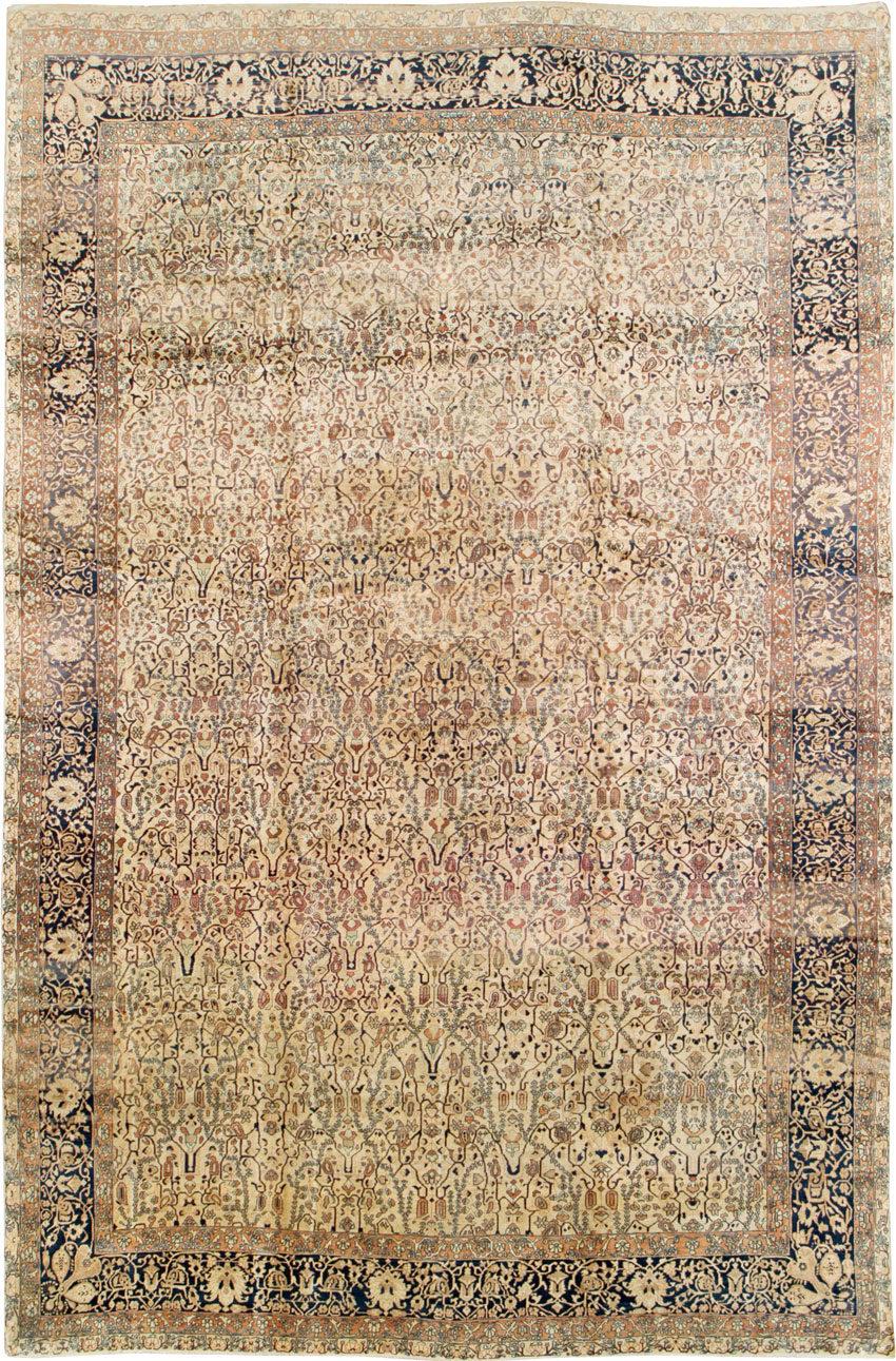 Antique Sarouk Fereghan Carpet, No.21762 - Staging