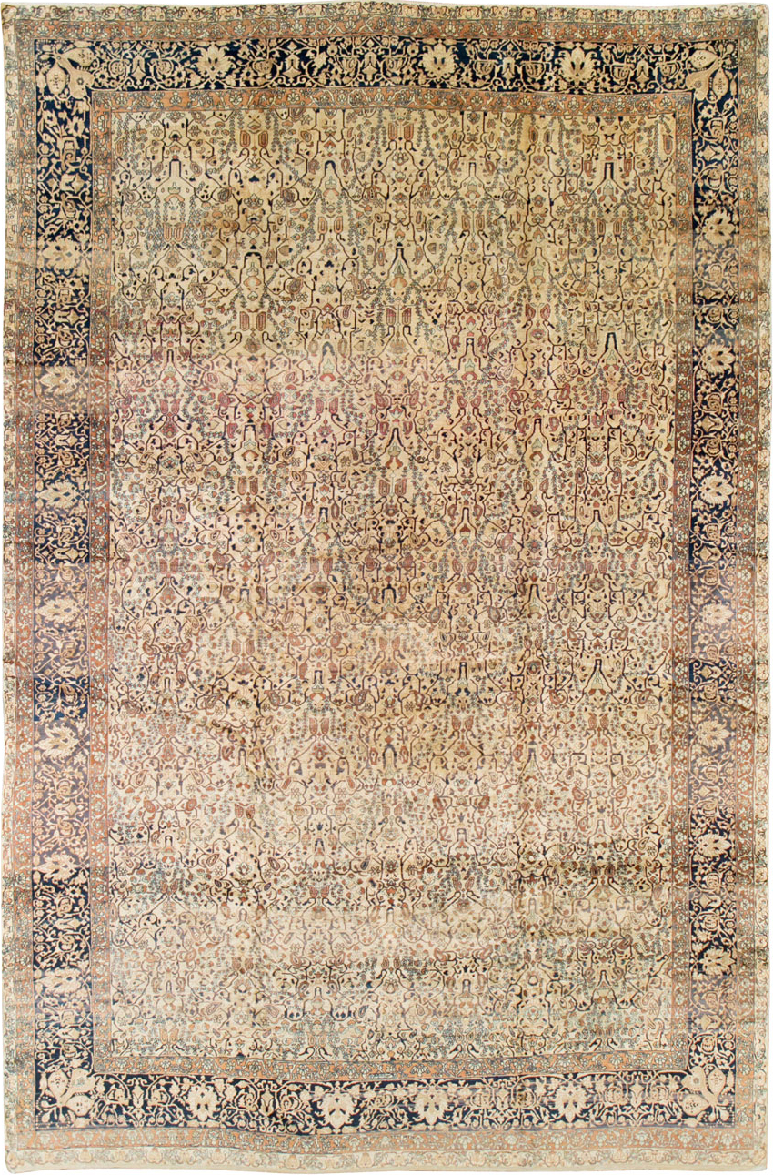 Antique Sarouk Fereghan Carpet, No.21762 - Staging