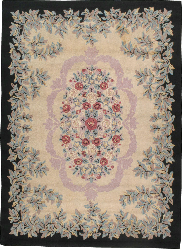Vintage American Hooked Room Size Carpet, No.21763 - Staging
