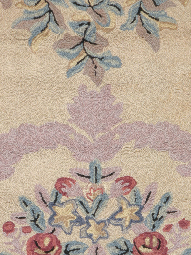 Vintage American Hooked Room Size Carpet, No.21763 - Staging