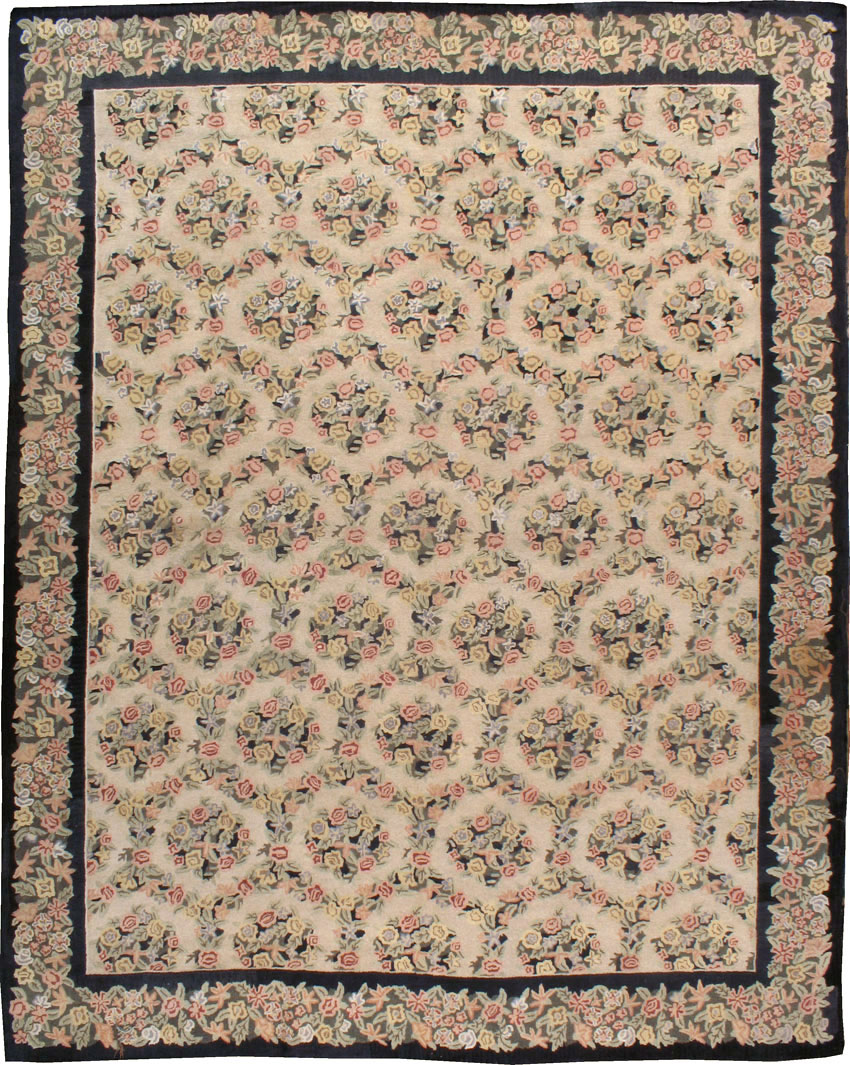 Antique American Hook Rug, No.21765 - Staging