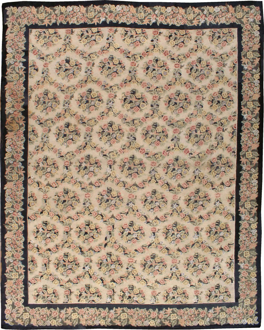 Antique American Hook Rug, No.21765 - Staging