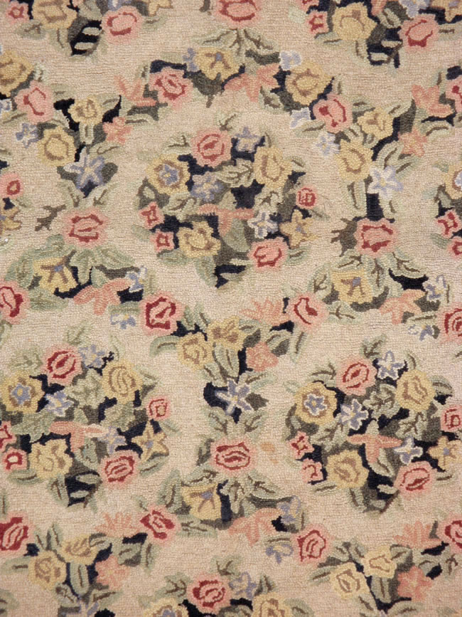 Antique American Hook Rug, No.21765 - Staging