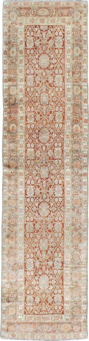 Antique Persian Bibikabad Runner, No.21767 - Staging