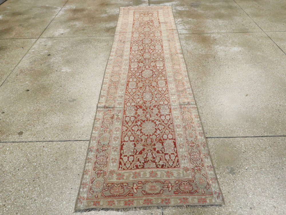 Antique Persian Bibikabad Runner, No.21767 - Staging