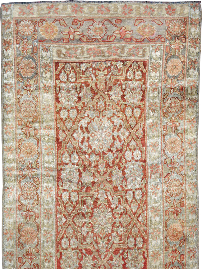 Antique Persian Bibikabad Runner, No.21767 - Staging