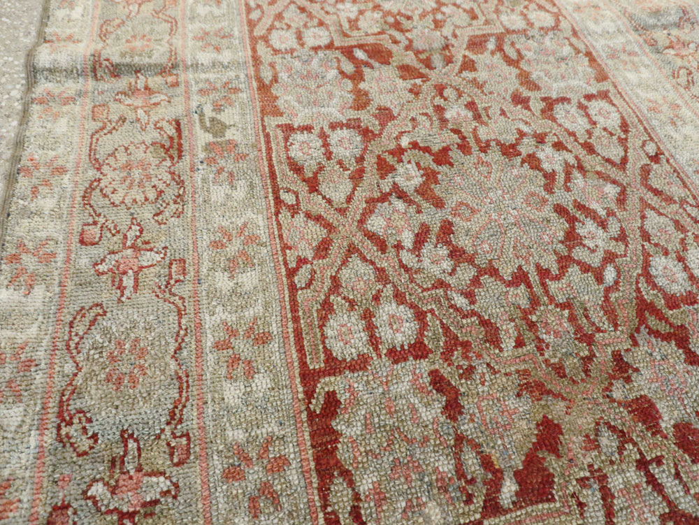 Antique Persian Bibikabad Runner, No.21767 - Staging