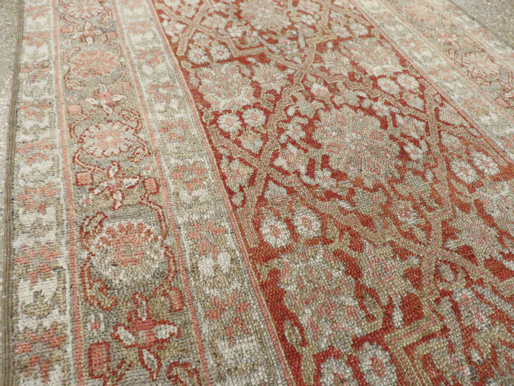 Antique Persian Bibikabad Runner, No.21767 - Staging