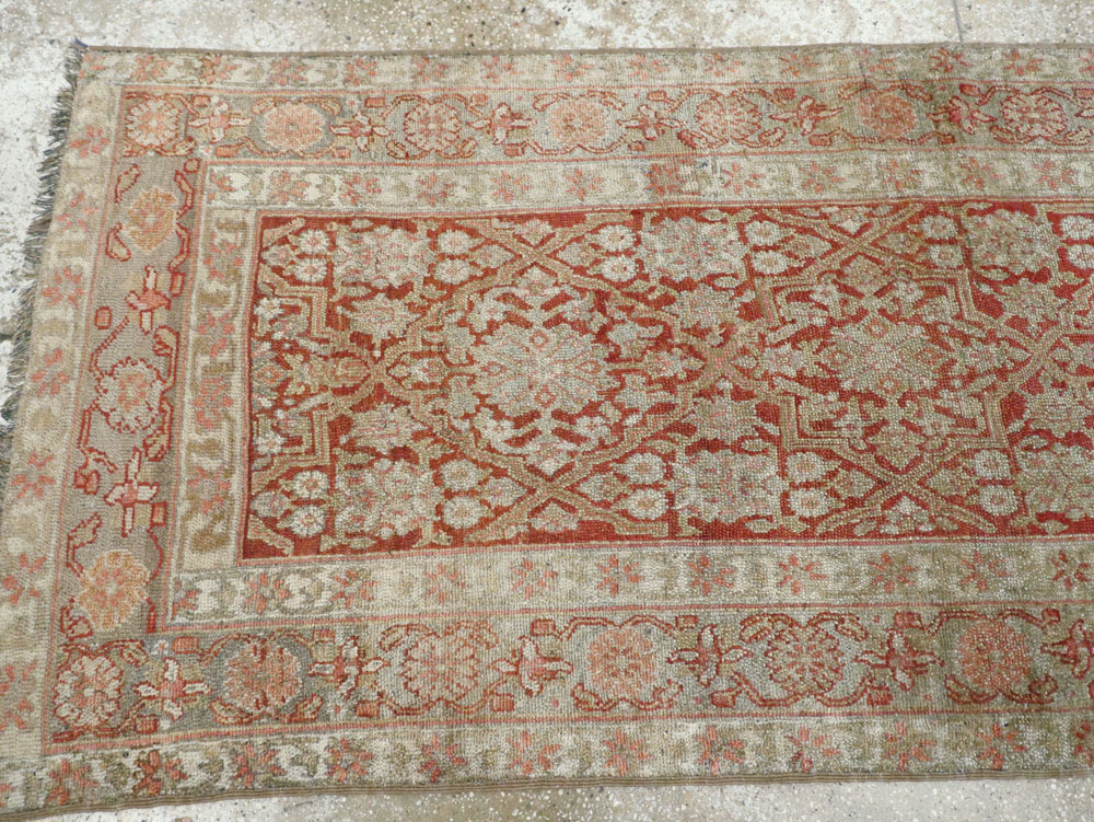 Antique Persian Bibikabad Runner, No.21767 - Staging