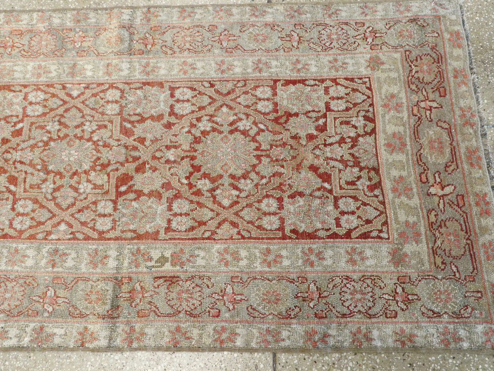 Antique Persian Bibikabad Runner, No.21767 - Staging