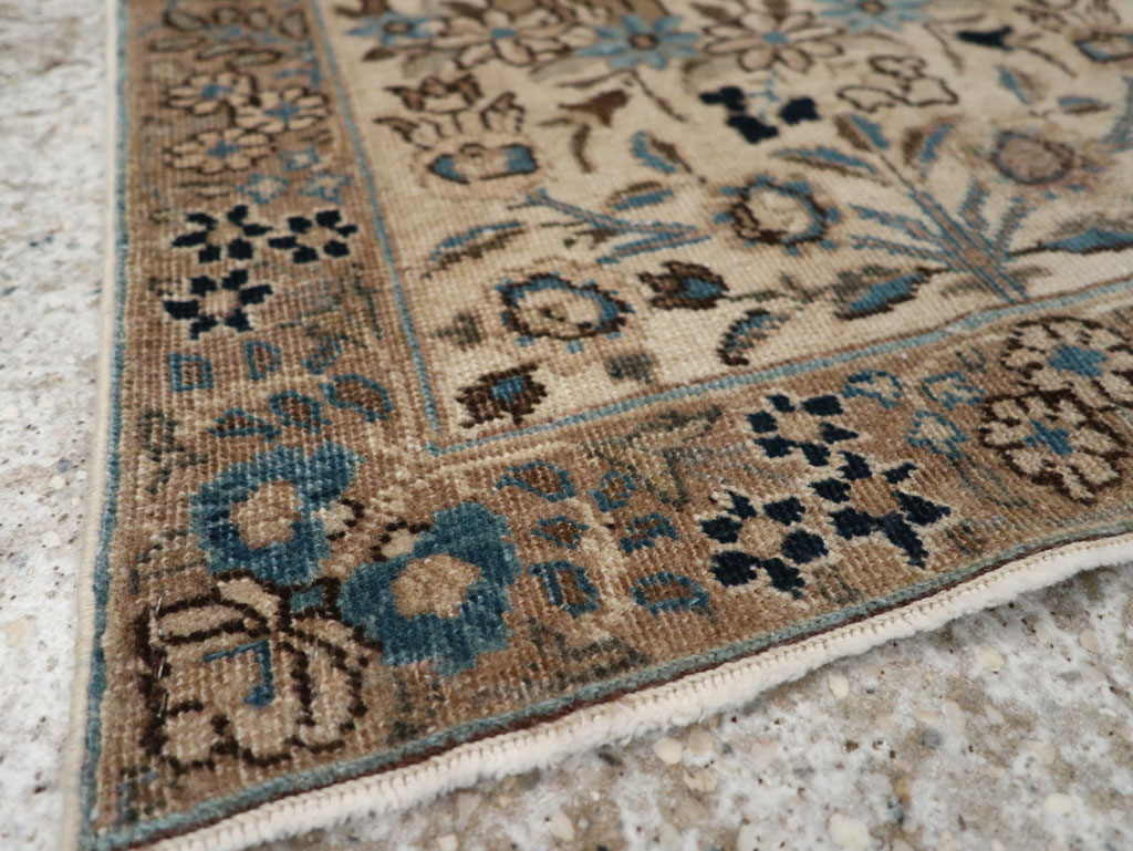 Antique Persian Tabriz Pictorial Rug (Pair: 1 of 2), No.21769 - Staging