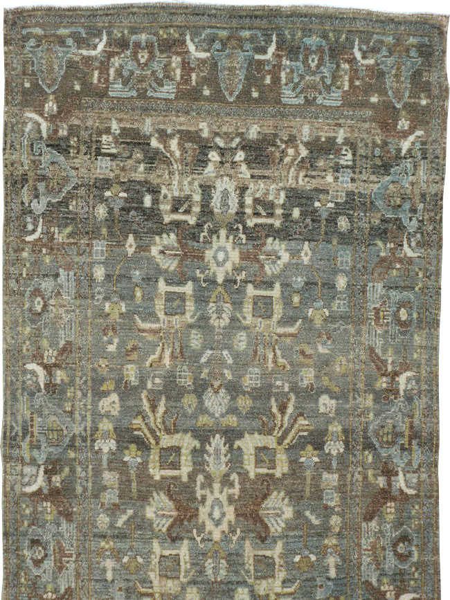 Vintage Persian Malayer Runner, No.21773 - Staging